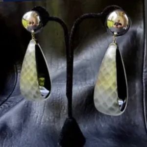 ALEXIS BITTAR Runway SNAKE Pierced
EARRINGS - Big and Showy! 3.75” long